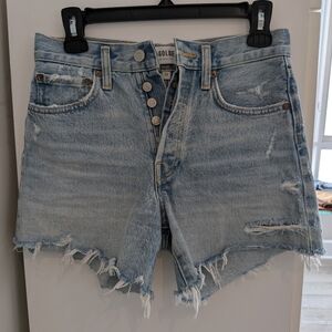 AGOLDE Parker Long Jean Short